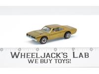 Custom Dodge Charger Gold 1969 Redline Hot Wheels Mattel Vintage Redline RL
