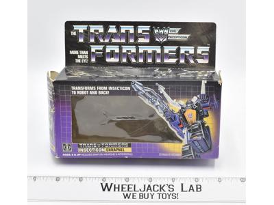 Shrapnel Box Only 1985 Action Figure Vintage Hasbro G1 Transformers