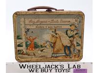 Roy Rogers & Dale Evans Double R Bar Ranch RED Metal Lunch Box NO Thermos 1950's