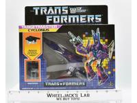 Cyclonus TARGETMASTER NR MINT FIGURE UNUSED STICKERS Vintage G1 Transformers