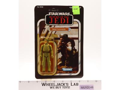 Rebel Commando 65 Back-A Star Wars ROTJ 1983 Kenner Figure NEW MOSC SEALED