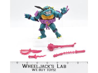 Slash PURPLE BELT 100% Complete 1990 TMNT Teenage Mutant Ninja Turtle Playmates