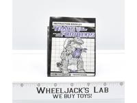 Trypticon Action Figure Instruction Manual Booklet 1987 Hasbro G1 Transformers
