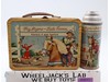 Roy Rogers & Dale Evens Double R Bar Ranch Metal Lunch Box w/ Thermos 1950's