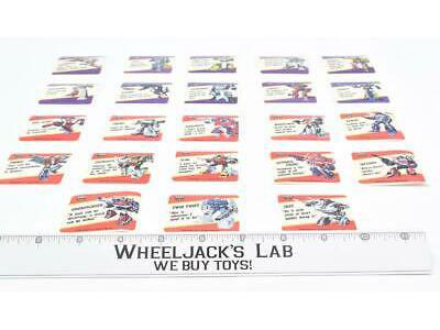 Motto Sticker Set Transformers Action Trading Card 1985 G1
