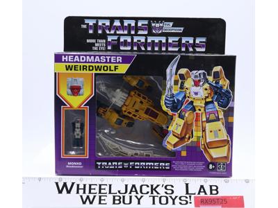 Weirdwolf Headmaster Transformers Reissue 2021 Hasbro Action Figure NEW SEALED