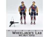 Tomax &amp; Xamot Crimson Guard Commander V1 GI Joe 1985 Hasbro Action Figure
