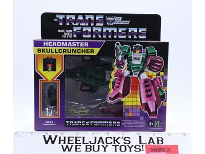 Skullcruncher Headmaster Reissue 2021 Hasbro G1 Transformers Figure NEW MISB