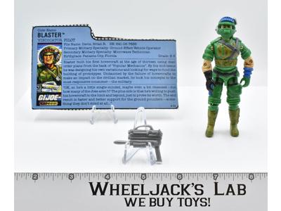 Blaster Hovercraft Driver 100% Complete GI Joe 1987 Hasbro ARAH Vintage