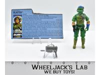 Blaster Hovercraft Driver 100% Complete GI Joe 1987 Hasbro ARAH Vintage