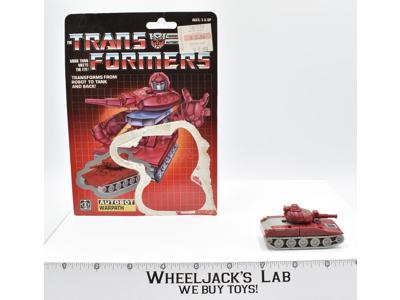 Warpath W/CARDBACK COMPLETE Vintage Hasbro 1985 G1 Transformers Action Figure