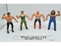 Lot of 4 WWF LJN Titan Sports 8" Wrestling  Action Figure Vintage