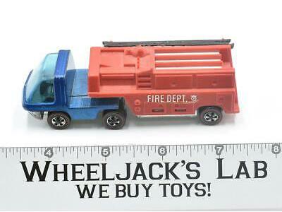 The Heavyweights Fire Engine Blue 1969 Redline Hot Wheels Mattel Vintage