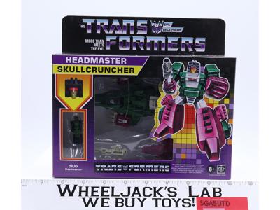 Skullcruncher Headmaster Reissue 2021 Hasbro G1 Transformers Figure NEW MISB