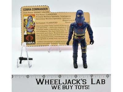 Cobra Commander Enemy Leader V2 100% Complete  MAIL AWAY GI Joe 1984 Hasbro