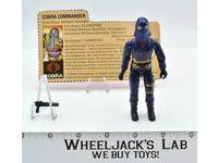 Cobra Commander Enemy Leader V2 100% Complete  MAIL AWAY GI Joe 1984 Hasbro