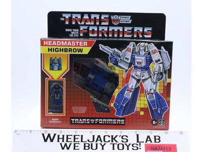 Highbrow Headmaster Transformers Reissue 2021 Hasbro Action Figure NEW SEALED