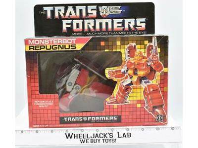 Repugnus NEAR MINT FIGURE UNUSED STICKERS Complete 1987 Vintage G1 Transformers