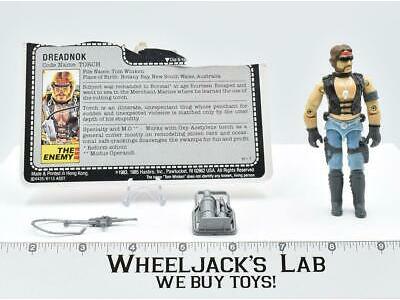 Torch v1 GI Joe 100% Complete 1985 Hasbro Action Figure Vintage