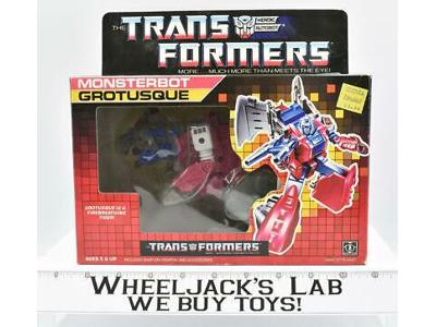 Qrotusque MIB MINT FIGURE UNUSED STICKERS 100% 1987 Vintage G1 Transformers