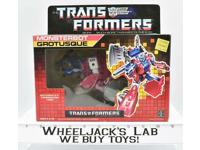 Qrotusque MIB MINT FIGURE UNUSED STICKERS 100% 1987 Vintage G1 Transformers