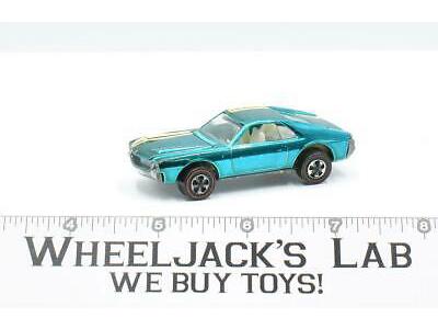 Custom A.M.X Aqua 1969 Redline Hot Wheels Mattel Vintage Redline RL