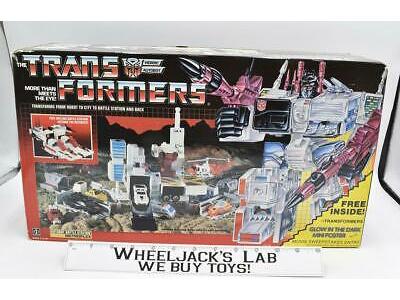 Metroplex NICE FIGURE W Box 100% Complete 1985 Vintage G1 Transformers