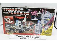 Metroplex NICE FIGURE W Box 100% Complete 1985 Vintage G1 Transformers