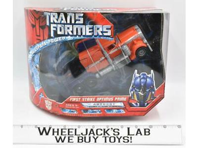 First Strike Optimus Prime Allspark #1 Voyager Movie 2007 NEW MISB Transformers