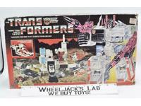 Metroplex NICE FIGURE W Box 100% Complete 1985 Vintage G1 Transformers Hasbro