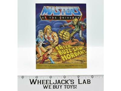 Enter Buzz-Saw Hordak Mini Comic He-Man Masters of the Universe Mattel MOTU 1986