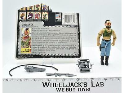Ripper Dreadnok v1 100% Complete GI Joe 1985 Hasbro Action Figure Vintage