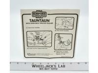 Open Belly Tauntaun Instructions ESB Star Wars 1980 Kenner Vintage