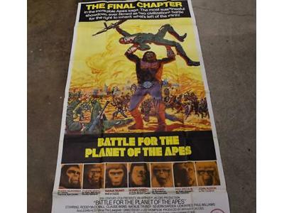 Battle for the Planet of Apes 40 x 76 1973 Original Movie Poster - FOLDED