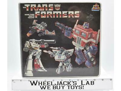Book &amp; Tape Case Tapes 1985 Kid Stuff G1 Transformers Vintage