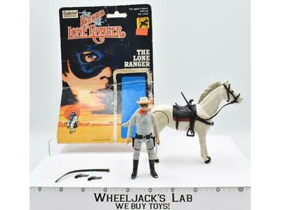 The Lone Ranger &amp; Silver 100% Complete 1980 Gabriel Toys Vintage Figure