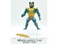 Mer-Man #1 GREEN BELT 100% Complete He-Man MOTU Mattel Masters of the Universe