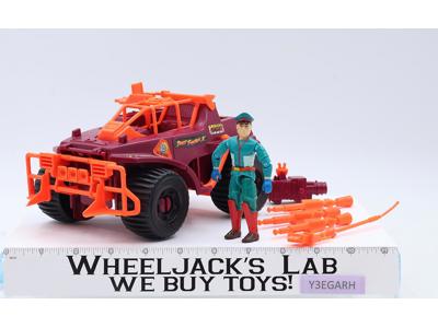 Crimson Cruiser W/ M. Bison Complete GI Joe Street Fighter 1993 Hasbro Vehicle