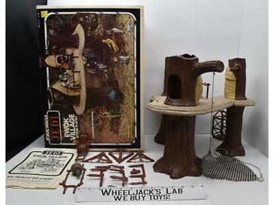Ewok Village Action Playset W BOX Star Wars Return of the Jedi ROTJ Vintage 1983