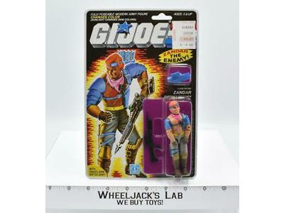 Zandar Sealed MOSC 1986 GI Joe Hasbro Vintage Action Figure