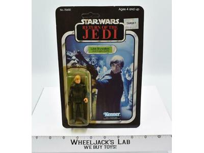Luke Skywalker Jedi Knight 65 Back MOSC Sealed Star Wars ROTJ 1983 Kenner
