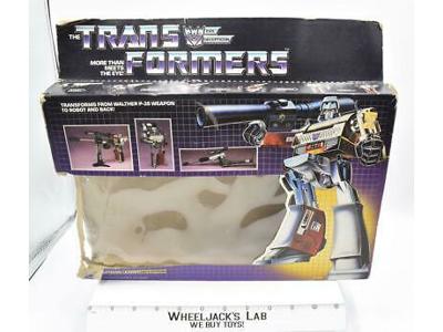 Megatron Box Only 1984 Action Figure Vintage Hasbro G1 Transformers