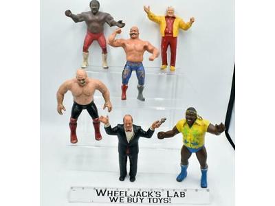Lot of 8 #2 WWF LJN Titan Sports Wrestlers Action Figure Vintage