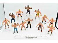 Lot of 12 Wrestling Figure WCW 1990 Galoob Vintage