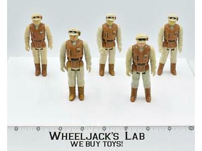 Lot of 5 Hoth Rebel Soldiers ESB Star Wars Vintage Kenner 1980 Action Figure