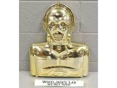 C-3PO Gold Storage Collectors Case W/Inserts 1983 Kenner Star Wars Vintage