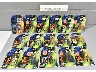 Lot of 16 NEW 1995 1996 1997 Star Wars Kenner Carded POTF2 Action Figures