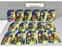 Lot of 16 NEW 1995 1996 1997 Star Wars Kenner Carded POTF2 Action Figures