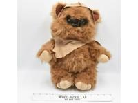 Wicket The Ewok Stuffed Plush W/Hood 1983 Star Wars ROTJ Vintage Kenner