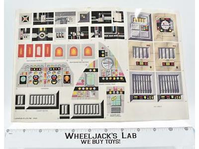 Rebel Transport Sticker Decal Sheet Star Wars 1982 Kenner Vintage Vehicle